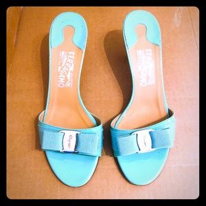 Ferragamo Kitten Heels! Great condition! 8.5
